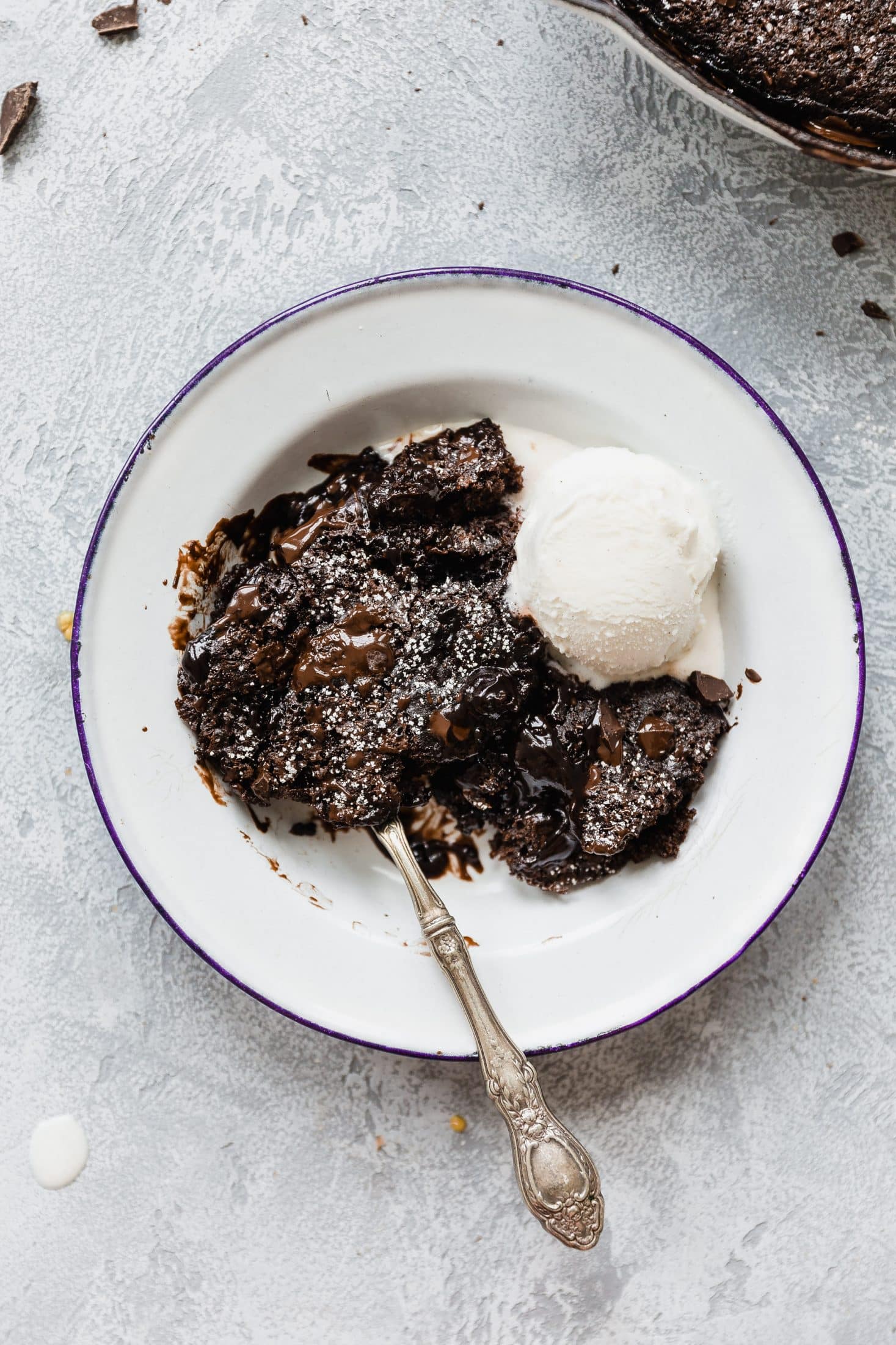 chocolate cobbler I howsweeteats.com