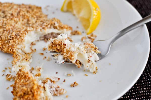 Macaroon Crusted Tilapia I howsweeteats.com Macaroon Crusted Tilapia I howsweeteats.com