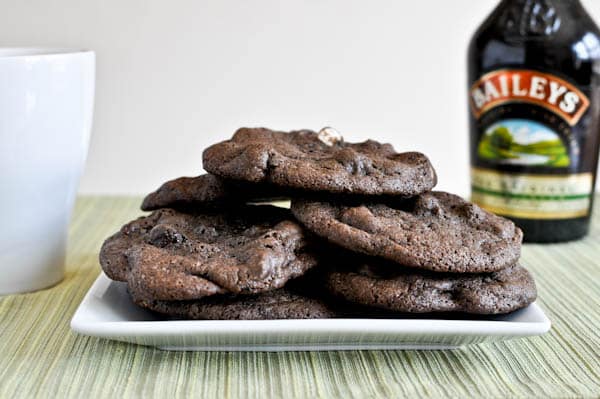 Double Fudge Irish Cream Cookies I howsweeteats.com Double Fudge Irish Cream Cookies I howsweeteats.com
