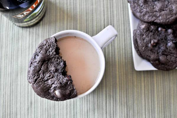 Double Fudge Irish Cream Cookies I howsweeteats.com Double Fudge Irish Cream Cookies I howsweeteats.com