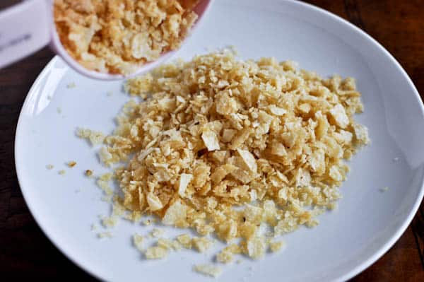 salt and vinegar chip crusted fish sandwich I howsweeteats.com salt and vinegar chip crusted fish sandwich I howsweeteats.com