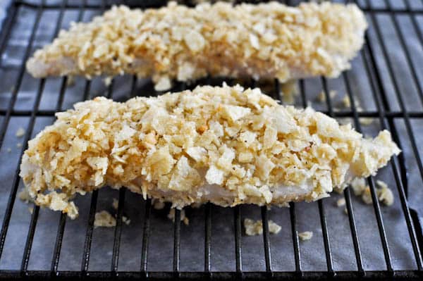 salt and vinegar chip crusted fish sandwich I howsweeteats.com salt and vinegar chip crusted fish sandwich I howsweeteats.com