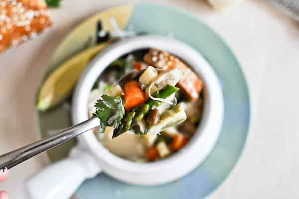 Spring Chicken Soup I howsweeteats.com Spring Chicken Soup I howsweeteats.com