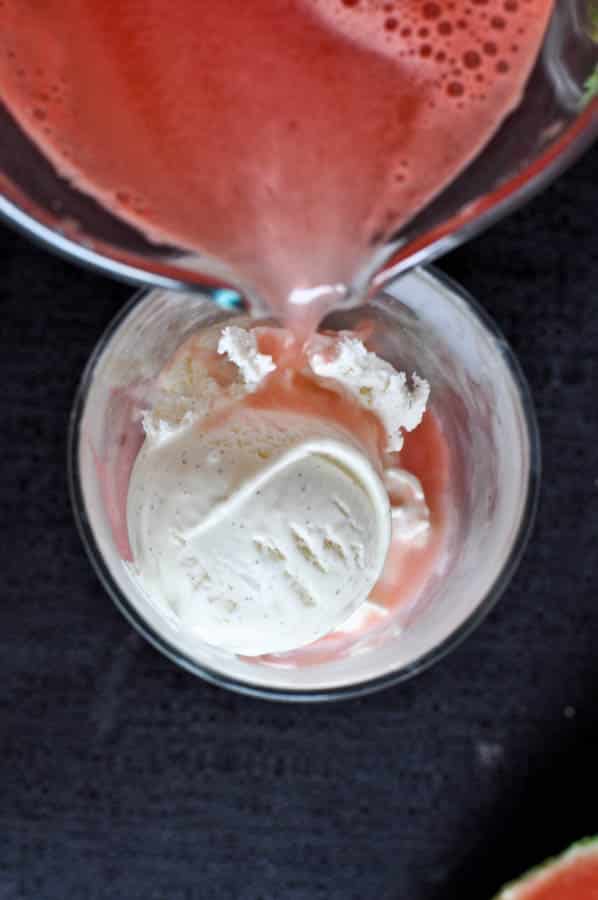 Fresh Mint and Watermelon Soda Floats I howsweeteats.com Fresh Mint and Watermelon Soda Floats I howsweeteats.com