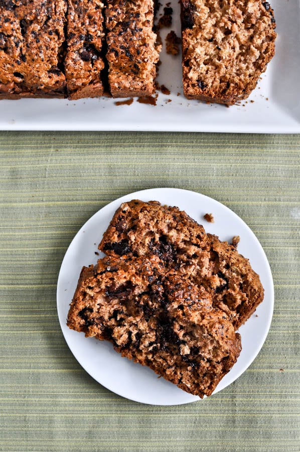 Chocolate Chunk Oatmeal Cookie Bread I howsweeteats.com Chocolate Chunk Oatmeal Cookie Bread I howsweeteats.com