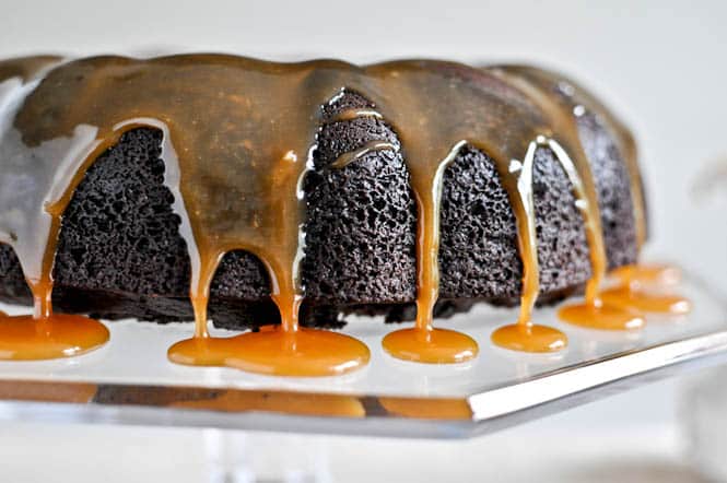 Spiced Double Chocolate Chip Cake I howsweeteats.com Spiced Double Chocolate Chip Cake I howsweeteats.com