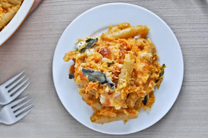 Roasted Butternut Baked Penne I howsweeteats.com Roasted Butternut Baked Penne I howsweeteats.com