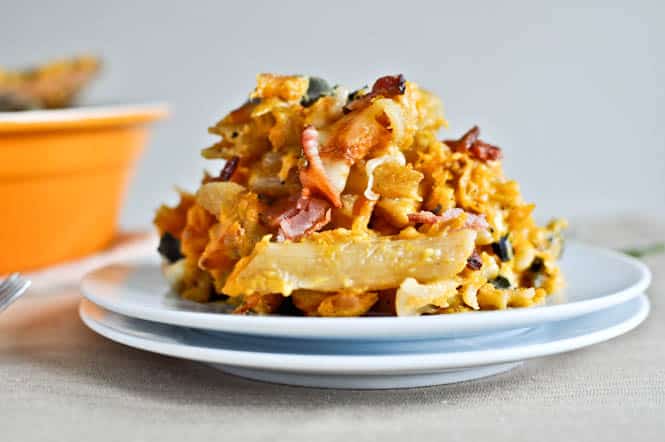 Roasted Butternut Baked Penne I howsweeteats.com Roasted Butternut Baked Penne I howsweeteats.com