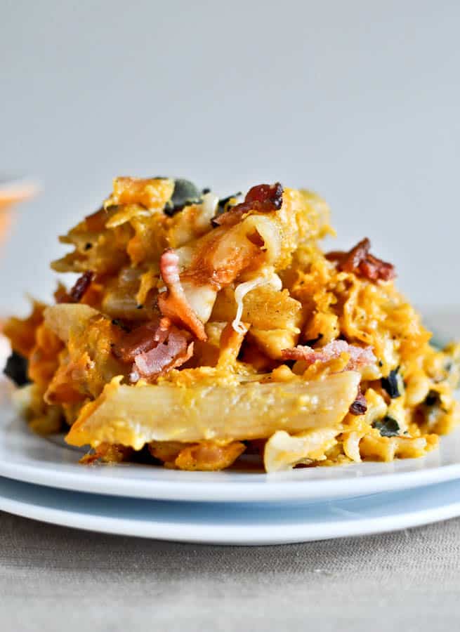 Roasted Butternut Baked Penne I howsweeteats.com Roasted Butternut Baked Penne I howsweeteats.com