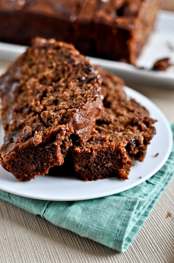 Triple Fudge Banana Bread I howsweeteats.com Triple Fudge Banana Bread I howsweeteats.com