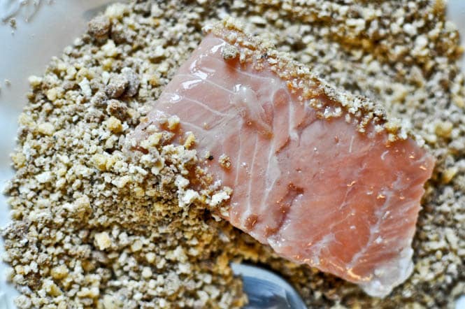 Gingersnap Crusted Salmon I howsweeteats.com Gingersnap Crusted Salmon I howsweeteats.com