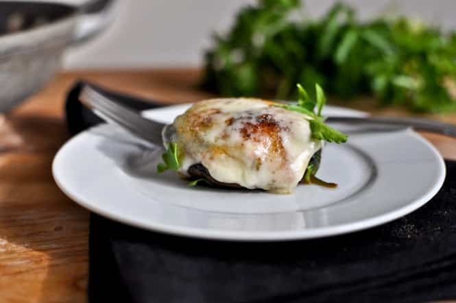 Stuffed Fontina Portobello Skillet I howsweeteats.com Stuffed Fontina Portobello Skillet I howsweeteats.com