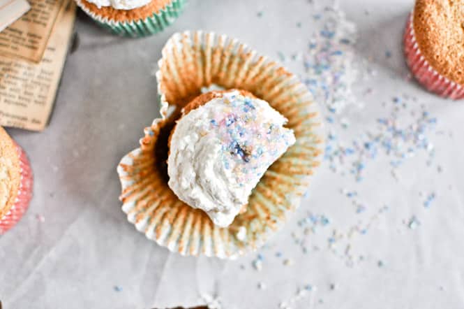 Angel Food Cupcakes I howsweeteats.com Angel Food Cupcakes I howsweeteats.com