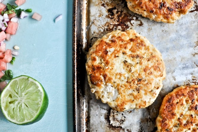Tilapia Burgers with Watermelon Salsa + Avocado I howsweeteats.com Tilapia Burgers with Watermelon Salsa + Avocado I howsweeteats.com