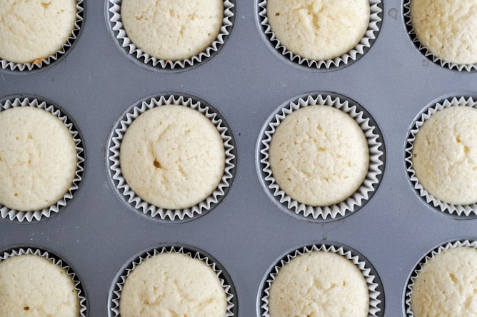 Sugared Toasted Almond Cupcakes with Chocolate Frosting I howsweeteats.com Sugared Toasted Almond Cupcakes with Chocolate Frosting I howsweeteats.com