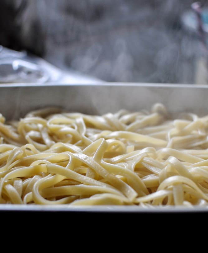Baked Pumpkin Fettuccine Alfredo I howsweeteats.com Baked Pumpkin Fettuccine Alfredo I howsweeteats.com