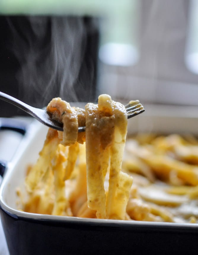 Baked Pumpkin Fettuccine Alfredo I howsweeteats.com Baked Pumpkin Fettuccine Alfredo I howsweeteats.com