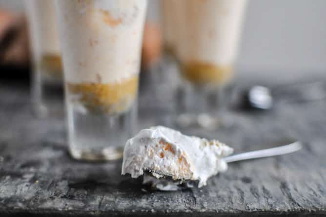 No-Bake Sweet Potato Cheesecakes I howsweeteats.com No-Bake Sweet Potato Cheesecakes I howsweeteats.com