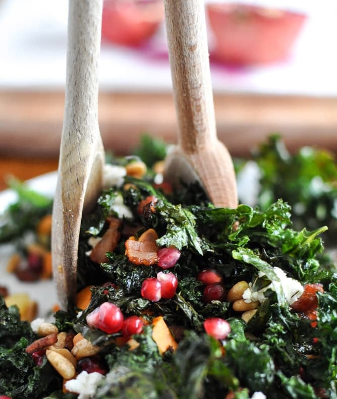 Crispy Kale Salad I howsweeteats.com Crispy Kale Salad I howsweeteats.com