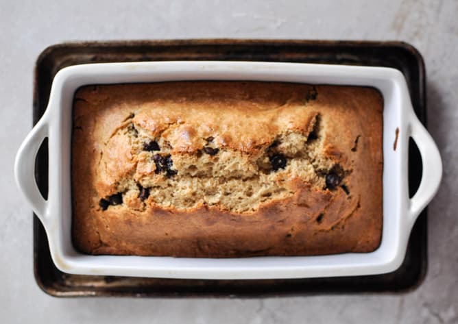 Eggnog Chocolate Chip Bread I howsweeteats.com Eggnog Chocolate Chip Bread I howsweeteats.com