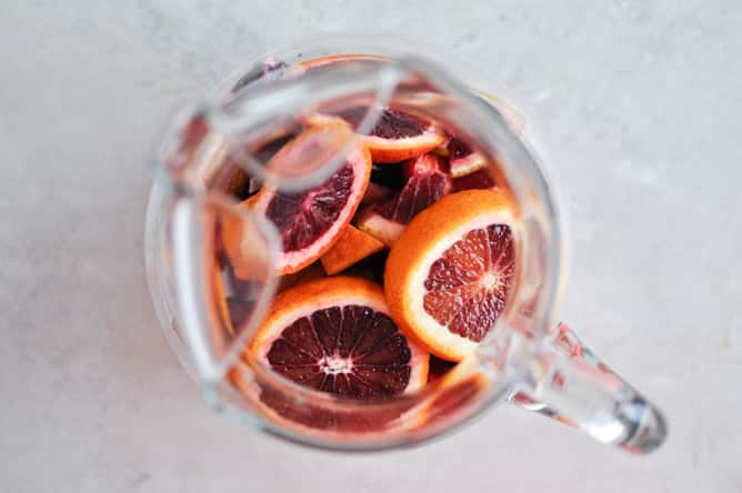 Blood Orange Sangria I howsweeteats.com Blood Orange Sangria I howsweeteats.com