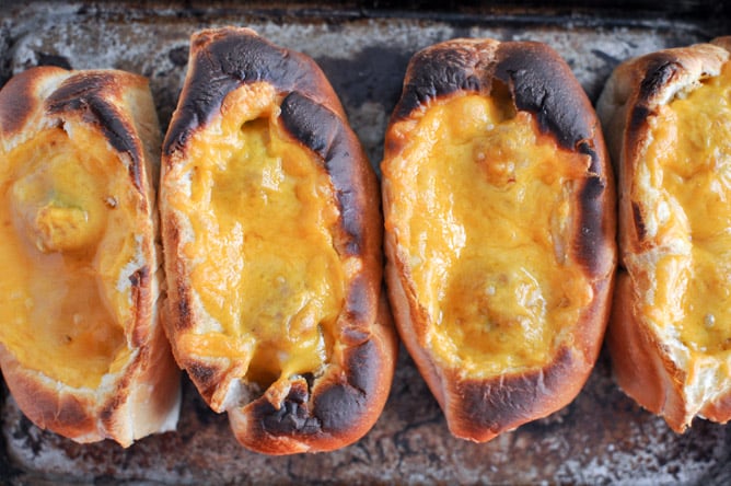 Jalapeño Cheddar Chicken Meatball Sandwiches I howsweeteats.com Jalapeño Cheddar Chicken Meatball Sandwiches I howsweeteats.com