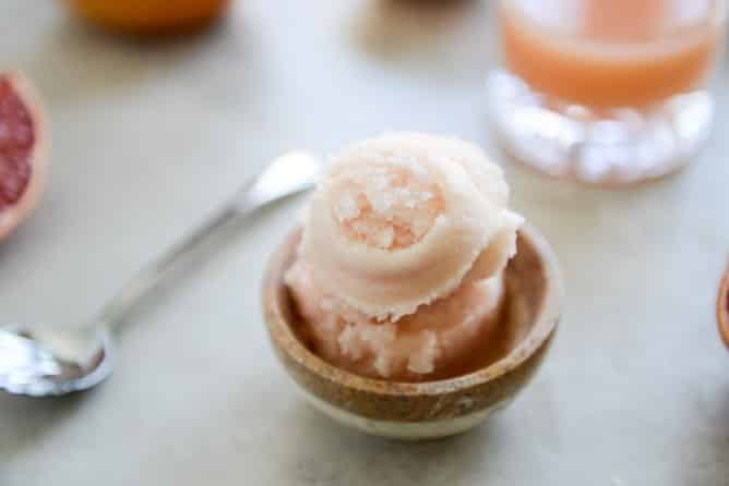 Grapefruit Sorbet I howsweeteats.com Grapefruit Sorbet I howsweeteats.com