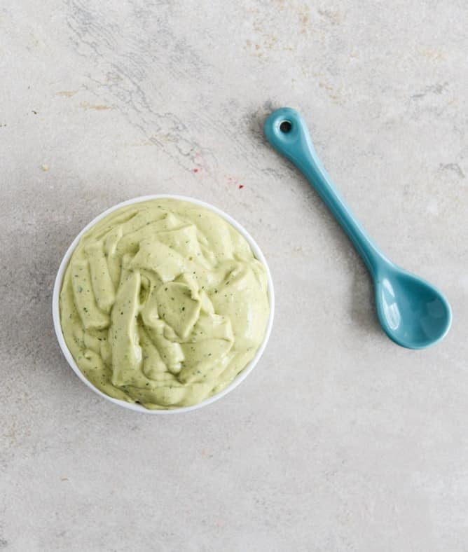 Cheesy Double Bean Quesadillas with Homemade Avocado Ranch I howsweeteats.com Cheesy Double Bean Quesadillas with Homemade Avocado Ranch I howsweeteats.com