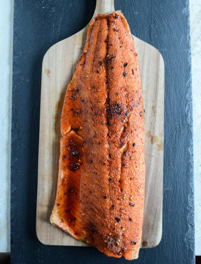 Broiled Spicy Brown Sugar Salmon I howsweeteats.com Broiled Spicy Brown Sugar Salmon I howsweeteats.com