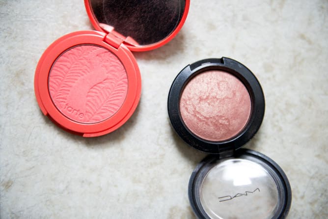 tarte amazonian clay blush in tipsy, MAC blush in warm soul I howsweeteats.com tarte amazonian clay blush in tipsy, MAC blush in warm soul I howsweeteats.com