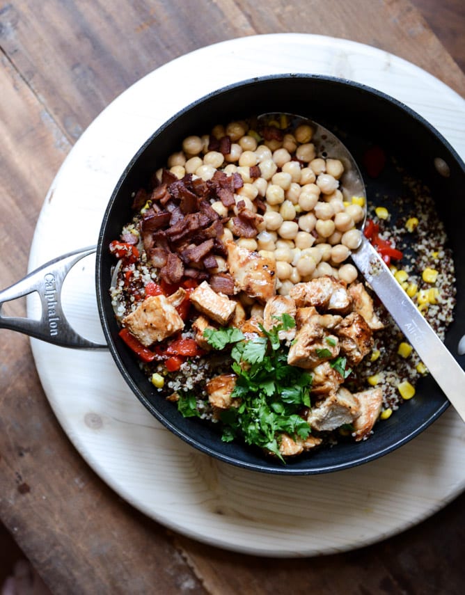 Summer BBQ Quinoa Salad I howsweeteats.com Summer BBQ Quinoa Salad I howsweeteats.com