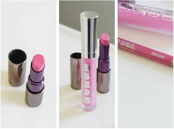 Urban Decay Lipstick in Obsessed, Buxom Lipgloss in Lavender Cosmo, Urban Decay Lip Pencil in Obsessed I howsweeteats.com Urban Decay Lipstick in Obsessed, Buxom Lipgloss in Lavender Cosmo, Urban Decay Lip Pencil in Obsessed I howsweeteats.com