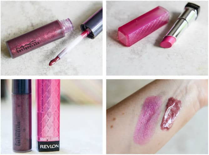 MAC Lipglass in Decorative and Revlon Lip Butter in Lollipop I howsweeteats.com MAC Lipglass in Decorative and Revlon Lip Butter in Lollipop I howsweeteats.com