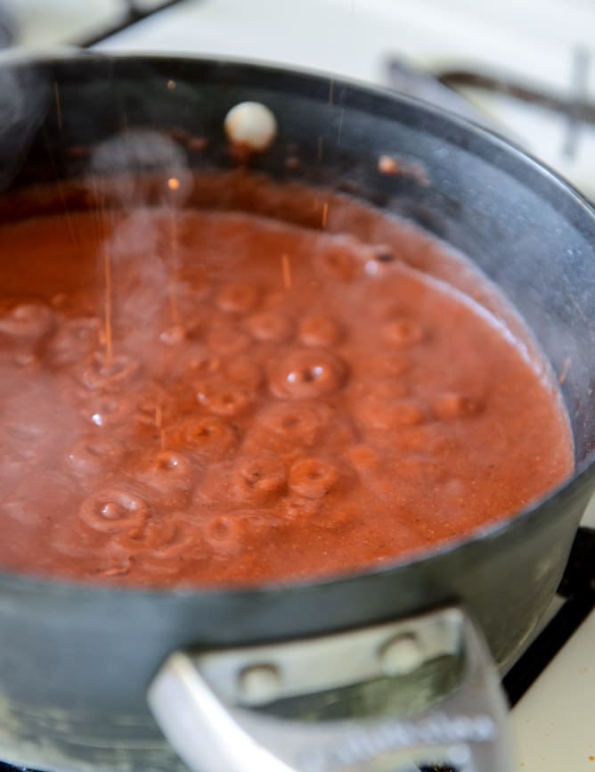 Lightened Up Beef Enchiladas with 10 Minute Enchilada Sauce I howsweeteats.com Lightened Up Beef Enchiladas with 10 Minute Enchilada Sauce I howsweeteats.com