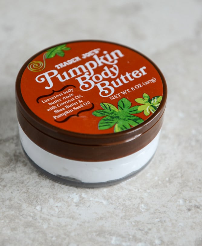 trader joe's pumpkin body butter I howsweeteats.com trader joe's pumpkin body butter I howsweeteats.com