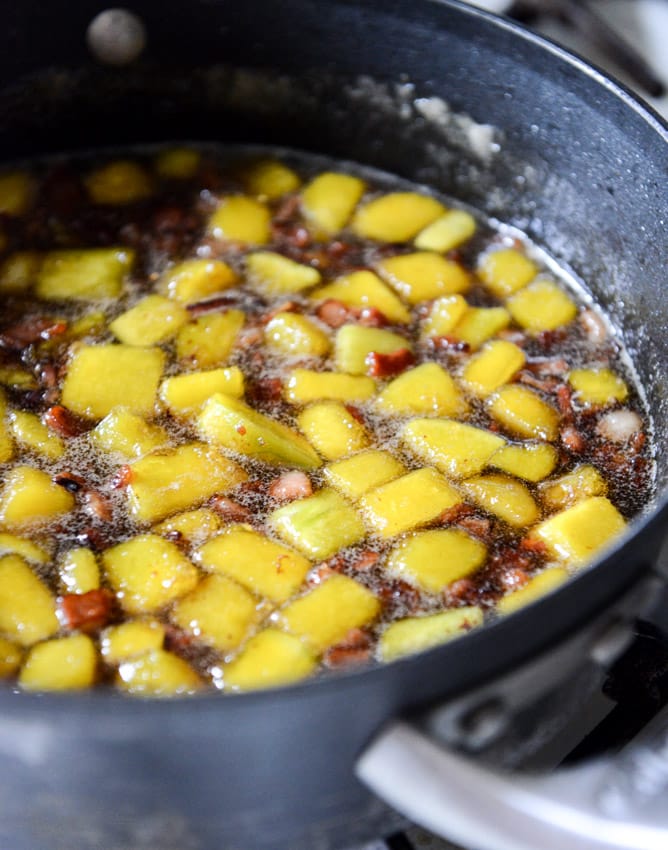 Pumpkin Waffles with Butternut Bacon Syrup I howsweeteats.com Pumpkin Waffles with Butternut Bacon Syrup I howsweeteats.com
