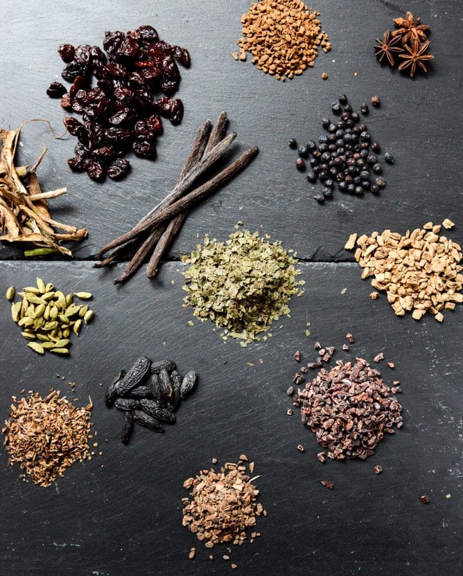 Homemade Cocktail Bitters: Cherry Vanilla, Chocolate, Grapefruit & Strawberry Ginger I howsweeteats.com Homemade Cocktail Bitters: Cherry Vanilla, Chocolate, Grapefruit & Strawberry Ginger I howsweeteats.com