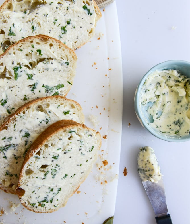 grilled bread, 4 ways I howsweeteats.com