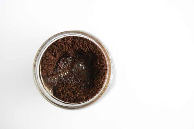 my favorite cold brew coffee with homemade vanilla bean, blackberry, almond and cinnamon-brown sugar syrups I howsweeteats.com