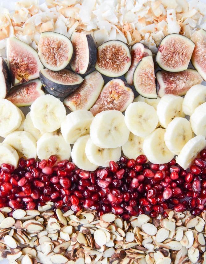 autumn acai bowls with vanilla bean cashew butter I howsweeteats.com