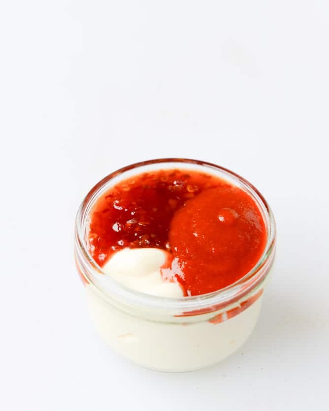 lightened up bang bang shrimp with napa cabbage slaw I howsweeteats.com