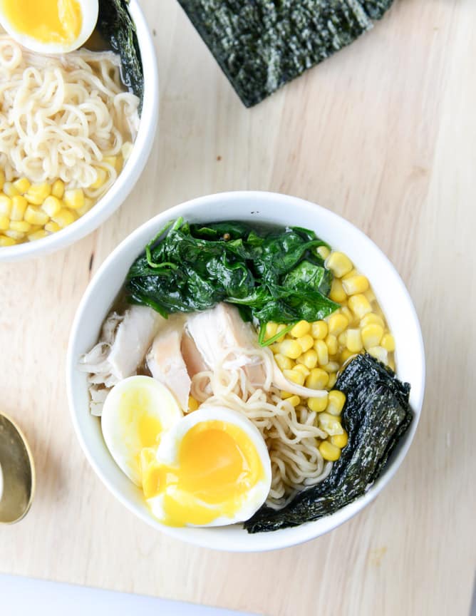 roasted chicken ramen I howsweeteats.com
