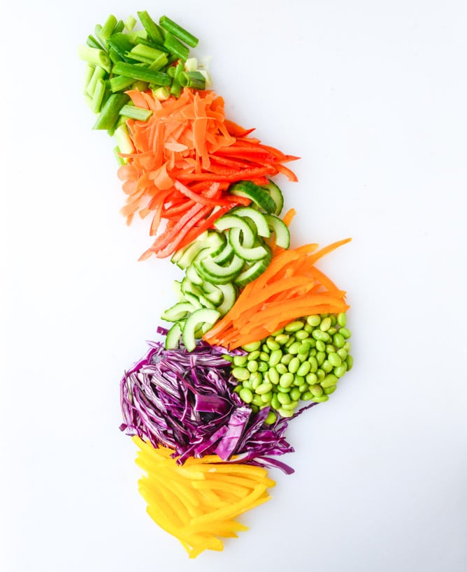 thai crunch brussels sprouts I howsweeteats.com