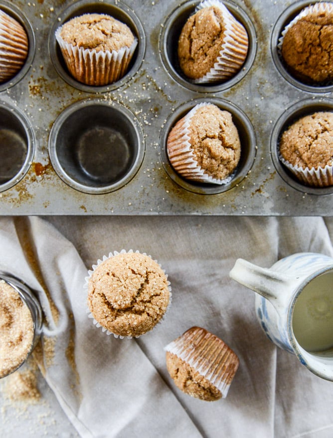 gingerbread muffins I howsweeteats.com