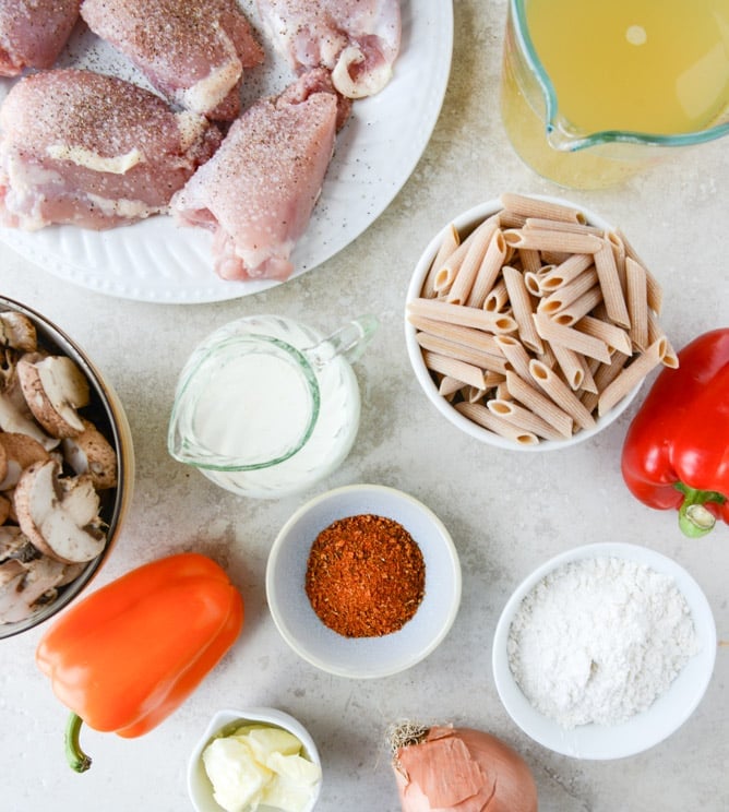 creamy cajun chicken pasta I howsweeteats.com