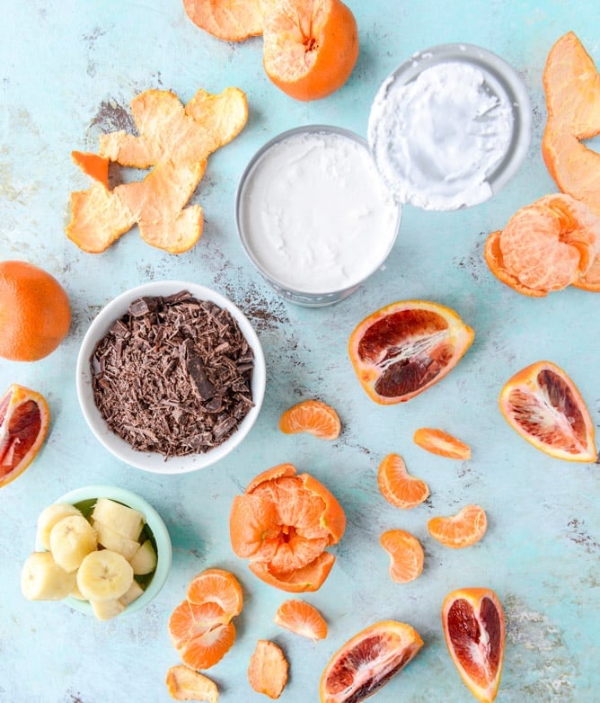 chocolate covered clementine smoothie I howsweeteats.com