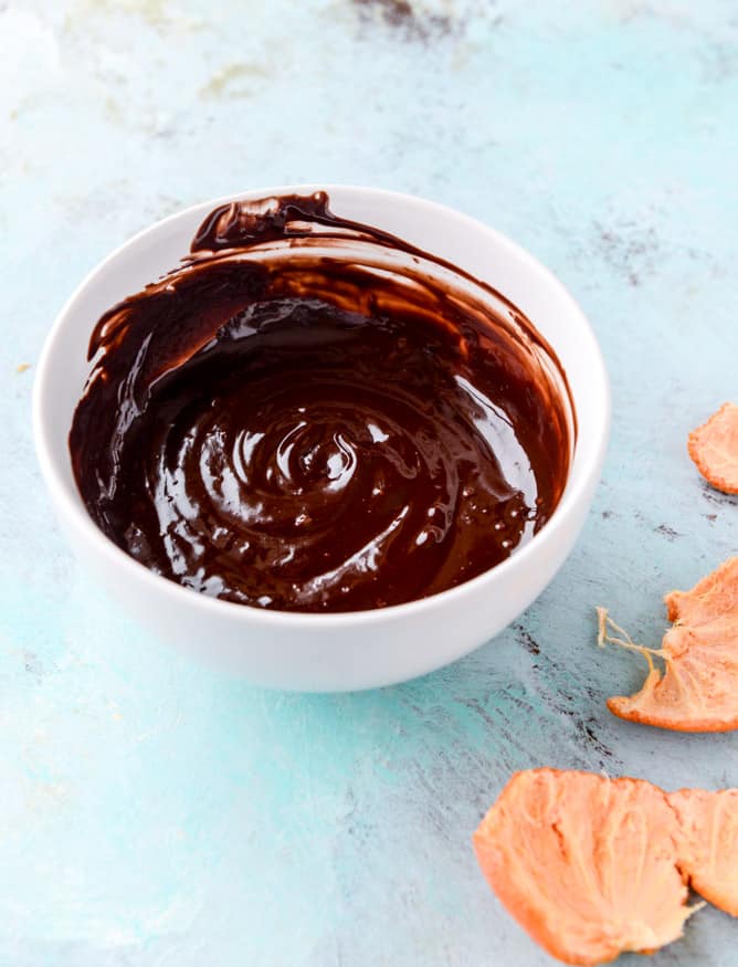 chocolate covered clementine smoothie I howsweeteats.com