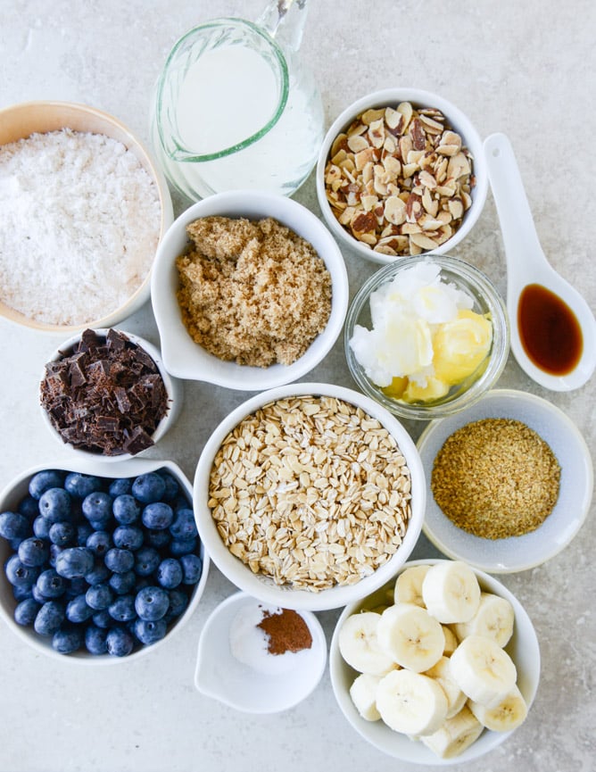 blueberry breakfast cookies I howsweeteats.com