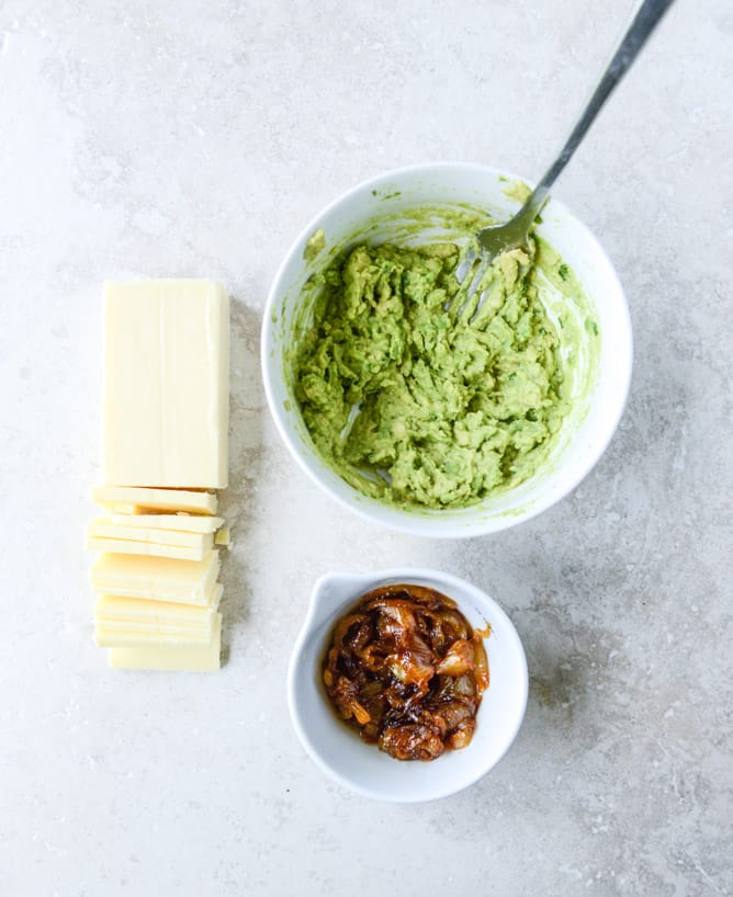 goat cheese guac burgers I howsweeteats.com