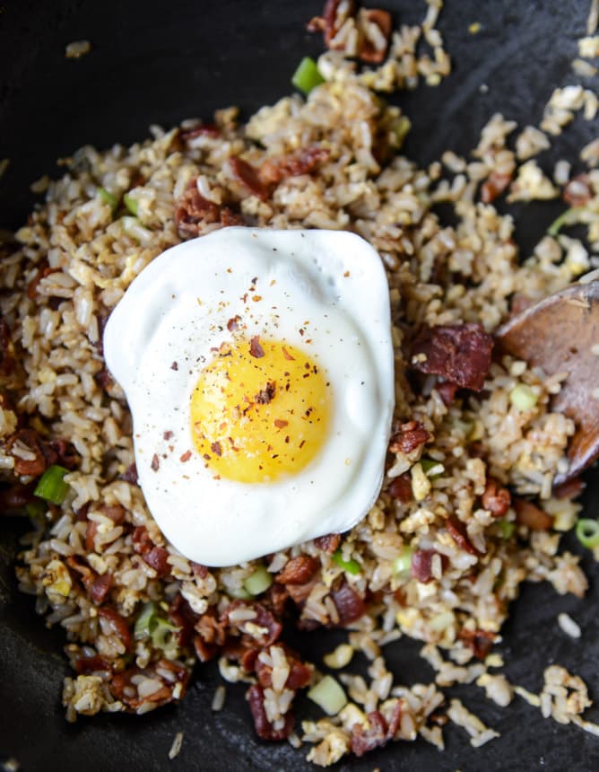 breakfast fried rice I howsweeteats.com